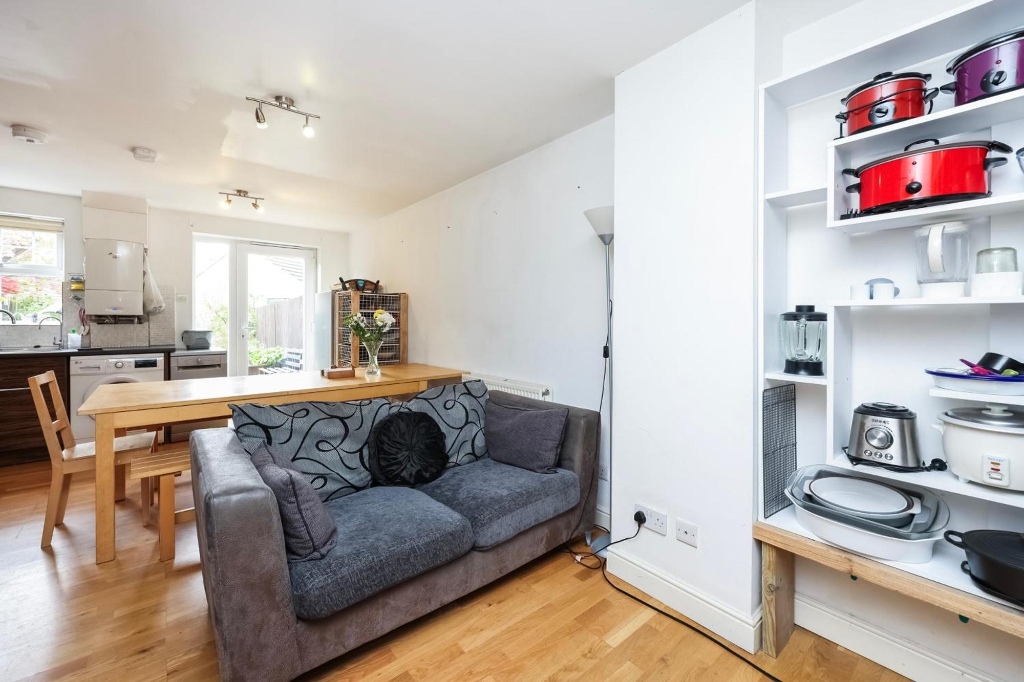 Vibrant Clapham Double Bedroom 伦敦 外观 照片